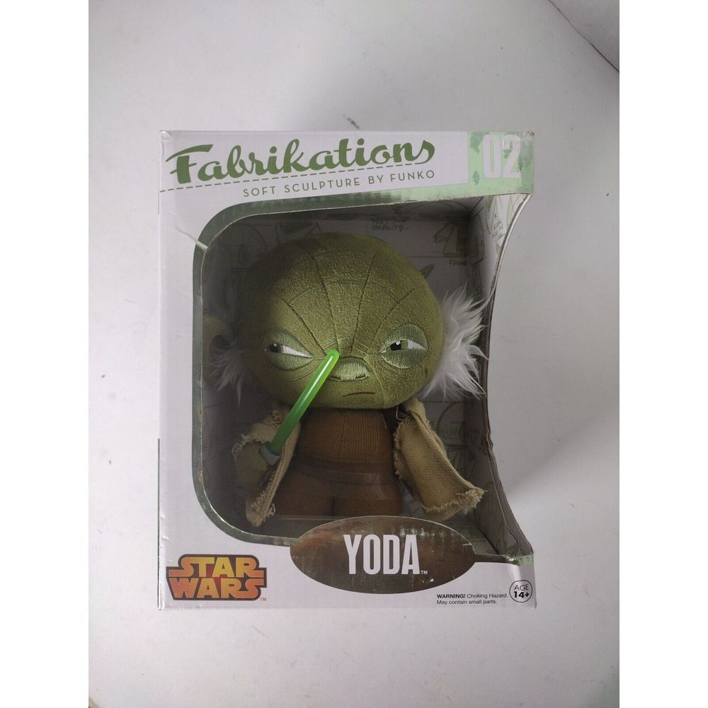 Yoda Funko Fabrikations #02- Star Wars- New In Box NIB Plush Figure